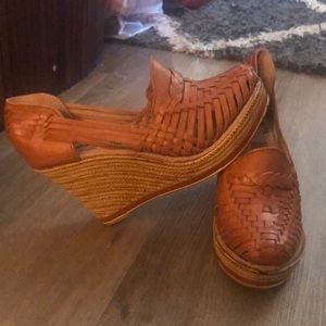 Mexican style huarache wedge